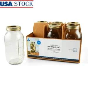 64 oz Airtight Glass Jars